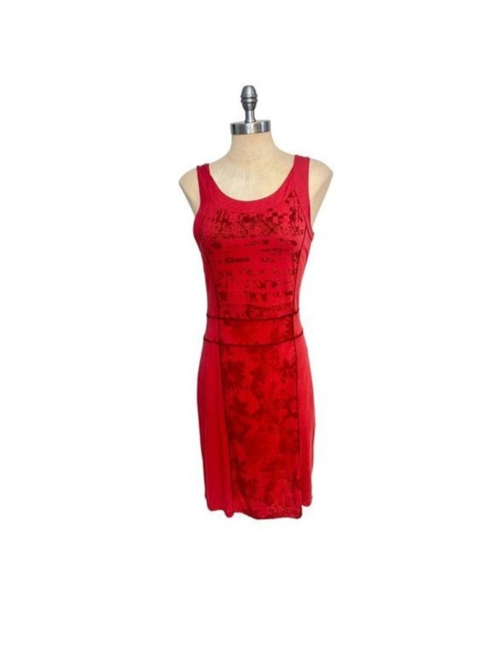 Cap Juluca A New Story Aldo Martins Sleeveless Red Print Dress Medium